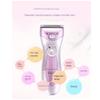 1Pcs Electric Lady Shaver, Portable IPX4 Waterproof Purple Facial Hair Removal, Painless Hair Remover Shaver for Ladies, Women's Electric Shaver Razor for Body, Face, Leg, Bikini Line view 2