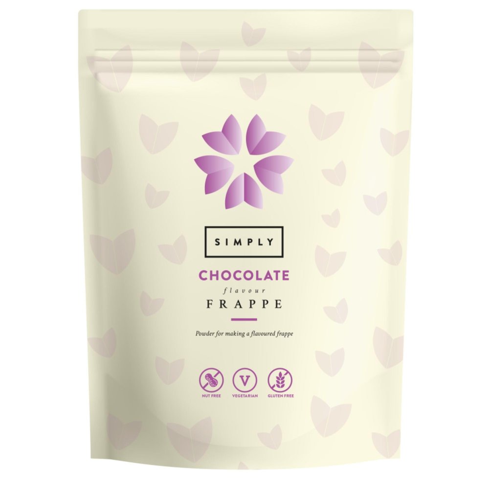Simply Chocolate Frappe Powder, Nut Free & Gluten Free Frappe Powder for Iced Drinks (1 Kg)