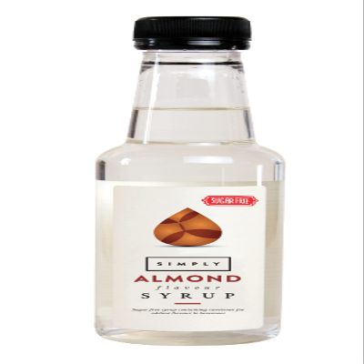 Simply Sugar Free Almond Syrup, Low Calorie, Vegan & Nut Free Flavoured Syrup for Coffee, Cocktails & Baking (250ml)