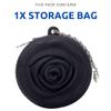Adorable Pink Peri - Menstrual Period Cup Case Storage Bag | Rose Design + Silicon Material | Easy to carry, clean, and use | Metal Chain attached | Multi-use for any small items (Cup not included view 2