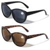 2 Pairs Women Outdoor Reading Sunglasses Oversized Full Lens Readers Leopard Size: Adult view 1