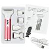 1Pcs 5 in 1 Electric Lady Shaver, ABS Portable Lady Facial Hair Removal Shaver Painless Eyebrow Trimmer Lady Shaver Rechargeable USB Shaving for Bikini Nose Leg Face Body view 1