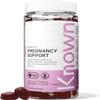 Known Pregnancy Support Gummies with 400mcg Folic Acid  Raspberry Flavour  Vegan Prenatal Multivitamin Gummy Supplement  with Vitamin D3, K, C, E, B12, Biotin & Zinc  1 Month Supply view 1
