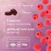 Known Pregnancy Support Gummies with 400mcg Folic Acid  Raspberry Flavour  Vegan Prenatal Multivitamin Gummy Supplement  with Vitamin D3, K, C, E, B12, Biotin & Zinc  1 Month Supply view 3