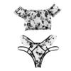 QQQQC Women's Lingerie Sets Sexy Lingerie for Women Bra Thong Sheer Lace with Embroidery Set-Black_XL view 1