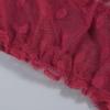 QQQQC Women's Nightdresses & Nightshirts Sheer Lace Sexy Lingerie Women Wireless Bra for with G-String Set-Wine_M view 4