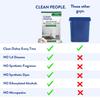 Clean People All Natural Dishwasher Pods - Plant-Based Dishwasher Detergent Pods - Cuts Grease & Rinses Sparkling Clean - Residue-Free - Fragrance Free Dishwashing Pods - Unscented, 60 Pack view 2