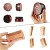 Beard Brush, 100% Boar Bristle Black Walnut Wood Beard Comb Brush for Men To Tame and Soften Your Facial Hair from Sofmild view 4