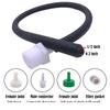 20 inches Silicone Nozzle Enema Attachment Reusable Douche Black Hose Nozzle view 3