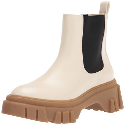 Chinese Laundry Women's Jenny Fashion Boot, Cream, 3.5 UK