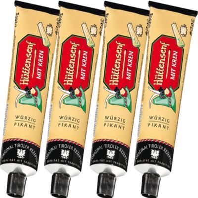 Mautner Markhof hut mustard with horseradish 4 x 200 g, Mautner/Austria