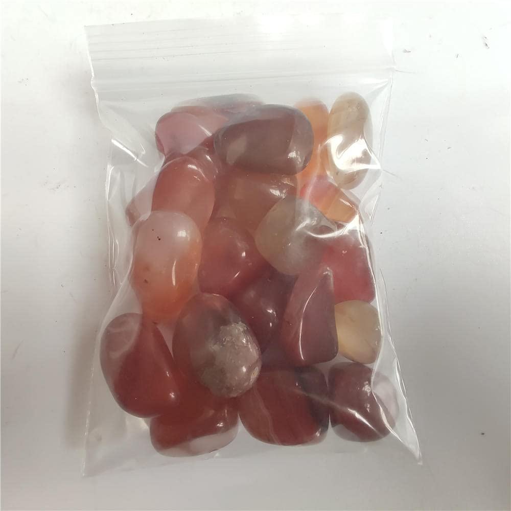 100g/pack Natural Crystal Quartz Stone Polished Mineral Stone Garnet Obsidian Amethyst Epidote Agate Gravel Specimen Tank Decor-Onyx 1-2cm_bag size 7x10cm