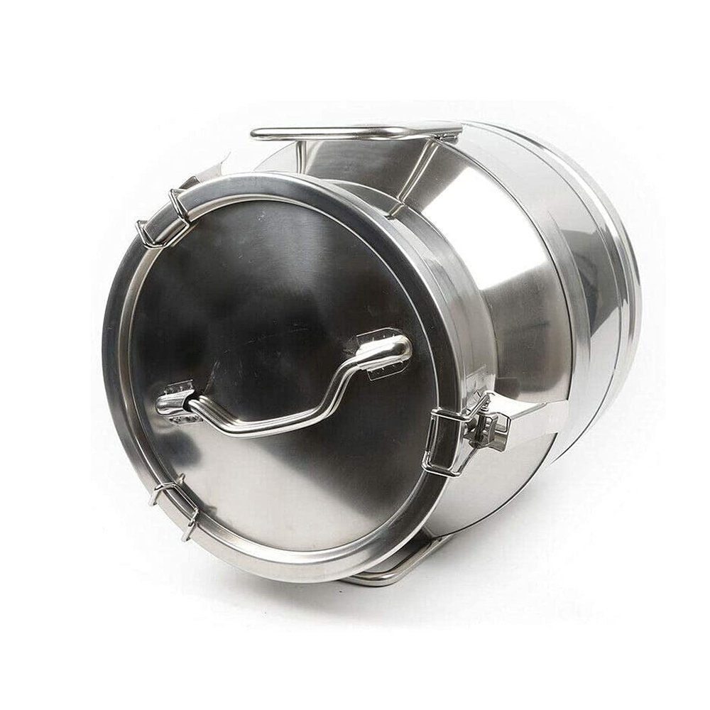 201 Stainless Steel Milk Can 20 Liter Milk Bucket Wine Pail Bucket 8 Gallon Milk Can,20L