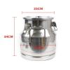 201 Stainless Steel Milk Can 20 Liter Milk Bucket Wine Pail Bucket 8 Gallon Milk Can,20L view 4