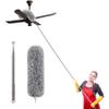 SetSail Extra-Long Dusters with Extension Pole 100-inch for Cleaning, Bendable Microfiber Head Washable Ceiling Fan Duster for High Ceilings, Furniture view 1