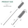 SetSail Extra-Long Dusters with Extension Pole 100-inch for Cleaning, Bendable Microfiber Head Washable Ceiling Fan Duster for High Ceilings, Furniture view 2