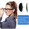 20 Pairs Adhesive Glasses Nose Pads, Pea Shape Stick on Anti-Soft Silicone, Adhesive Nose Pads Glasses for Glasses, Eyeglasses and Sunglasses, (Black) view 2