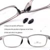 20 Pairs Adhesive Glasses Nose Pads, Pea Shape Stick on Anti-Soft Silicone, Adhesive Nose Pads Glasses for Glasses, Eyeglasses and Sunglasses, (Black) view 4