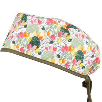 Pilucaps, LANZAROTE Adjustable Short Hair Cap with Tie Straps for Women and Men 100% Cotton