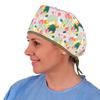 Pilucaps, LANZAROTE Adjustable Short Hair Cap with Tie Straps for Women and Men 100% Cotton view 2