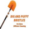 EXTEND-A-REACH Cobweb Duster Head Brush // Big and Puffy Spider Web for Outdoor & Indoor Cleaning Twist-On Corner Fits Standard Acme Threaded Extension Poles Best (No Pole) (B111) view 3