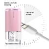 UpaClaire Ultrasonic Contact Lens Cleaner, Intelligent Cleaning Machine for Soft and Rigid (RGP) Contact Lense,Pink view 3