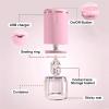 UpaClaire Ultrasonic Contact Lens Cleaner, Intelligent Cleaning Machine for Soft and Rigid (RGP) Contact Lense,Pink view 4