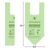 SUPERBIO 2.6 Gallon Compostable Handle Tie Bags, 100 Count, 2 Pack, Compost Trash Bags, Garbage Bags Certified by BPI and OK Compost Home, 9.84L view 4