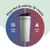 Beyond Shakers Insulated Metal Protein Shaker, Stainless Steel Supplement Bottle - BPA Free for Gym 735ml in Seafoam Green view 3