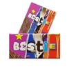2 x Bestie - Funny Chocolate Novelty Wrappers Insults Joke Valentines Fathers Mothers Day Birthday Secret Santa Gift Present Rude (Chocolate Bar Not Included) view 1
