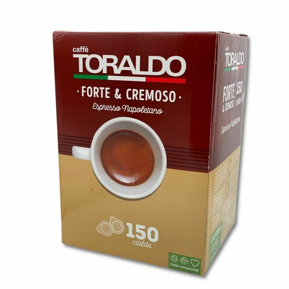 450 COFFEE PODS TORALDO STRONG AND CREAMY MIXTURE