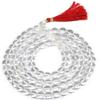 radhna 108 Beads Approx 7 mm Natural Crystal Sphatik Mala (White, 41-45 g) view 1