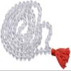 radhna 108 Beads Approx 7 mm Natural Crystal Sphatik Mala (White, 41-45 g) view 2