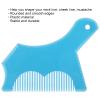 Beard Shaping Template, The Angles and Curves Are Mathematically Precise Beard Shaper Stable and Durable with Handle Design for Beard Trimming(Clear Blue) view 2