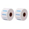 2 Rolls Disposable Neck Protection Paper Strips Barber Neck Tape Barber Neckband Hair Cutting Barber Salon Ruffle Tissue Strip Collar Wrap for Hairdressers and Barbers or Home Use view 1