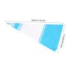 Cellophane Candy Bags, Cone-Shaped Popcorn Bags Popcorn Bags with Ties for Packing Candies Nuts Popcorn 50 Packs (Blue*17CM*30CM) view 2