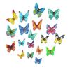 100 Pieces Edible Butterfly Cupcake Toppers Wedding Cake Birthday Party Food Decoration (Colour B:butterfly) view 1