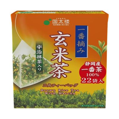 Kunitaro Brown Rice Tea with Matcha Tea Bag (22 Pcs) 39.6g