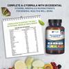 A-Z Multivitamins and Minerals I 365 Vegan A-Z Vitamins Tablets (1 Yr Supply) I 26 Essential Active Vitamins, Minerals & Micronutrients for Men & Women I Made in The UK by Prowise Healthcare view 4