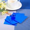 100Pcs/Lot Embossed Package Chocolate Tin Foil Wapping Paper Color Aluminum Foil Paper Pastry Baking Tin Foil(Blue) view 3