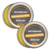 Beard Balm for Men x2 GROOMARANG Original Softening Beard Balm - 100% Natural, Nourishing Beard Moisturiser to Tame & Shape All Beard Types (120ml) view 1
