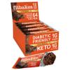 Fit Bakes 65 Calories Mini Chocolate Orange Bars (12x19g) Diabetic Chocolate Keto Snack, 1 Net Carb Low Sugar Crunch Cake Diabetic Sweet Biscuits, Low Calorie Snack, No Added Sugar, Fitbakes view 1