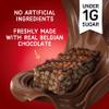Fit bakes 64 Calories Mini Hazelnut Chocolate Bars (12x19g) Diabetic Chocolate Keto Snack, 1 Net Carb Low Sugar Crunch Cake, Diabetic Sweets Biscuits, Low Calorie Snack, No Added Sugar, FitBakes view 3