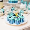 24 PCS Blue Glitter Oh Deer It's A Boy Cupcake Toppers for Gender Reveal Party / Buck or Doe Sign Baby Shower Party Decor / Baby Birthday Party Decorations / Boy Birthday Party Supplies view 4