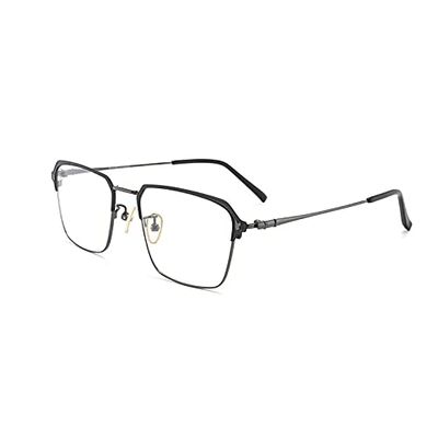CAOXN Progressive Multifocal Photochromic Reading Glasses, UV400 Anti-Ultraviolet Polarized Sunglasses Diopter +1.0 To +3.0 Sunglasses,Black,+1.00