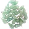 12Pc Mixed Natural Stone Aventurine Opal Malachite Pendulum Hexagonal Pyramid Charms Pendants Making a Necklace-Light Yellow Color view 3