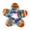 1pcs 30x40mm Natural Worry Stone Thumb Massage Gemstones Crystals 7 Chakra Treatment Spiritual Therapy Minerales-Turquoise_8x40x30mm view 4