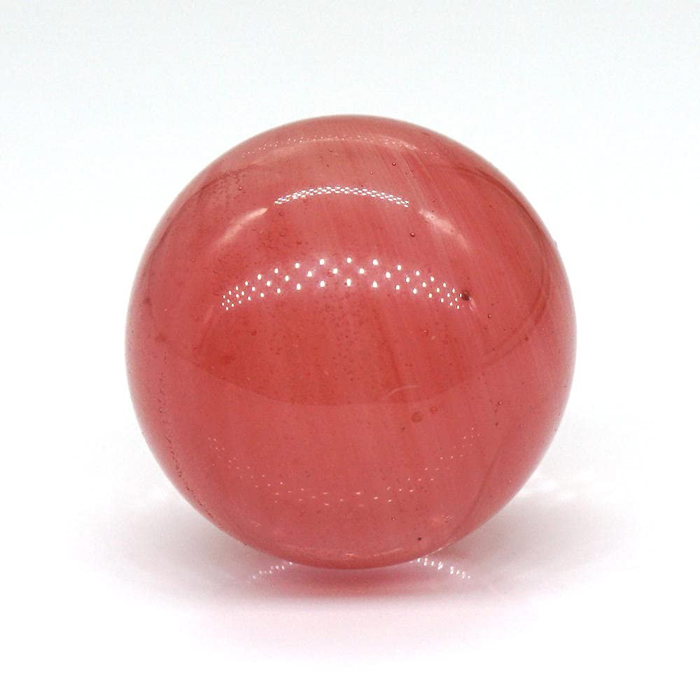 18mm Natural Stone Beads Crystals Chakra Ball Round Sphere For Jewelry Making Bulk Gemstone Accessories 1PC-Cherry Quartz