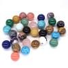 18mm Natural Stone Beads Crystals Chakra Ball Round Sphere For Jewelry Making Bulk Gemstone Accessories 1PC-Cherry Quartz view 3