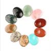 1pcs Natural Worry Stone Thumb Massage Gemstones Crystals 7 Chakra Treatment Spiritual Therapy Minerales 30x40mm-gold sandstone_40x30x8mm view 2
